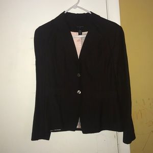 Black Blazer with pink interior
